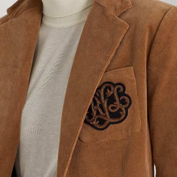 LAUREN RALPH LAUREN BULLION CORDUROY BLAZER - Picture 4 of 4